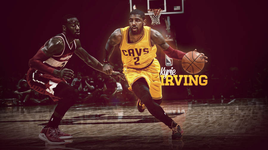 Cleveland Cavaliers Kyrie On Court Wallpaper