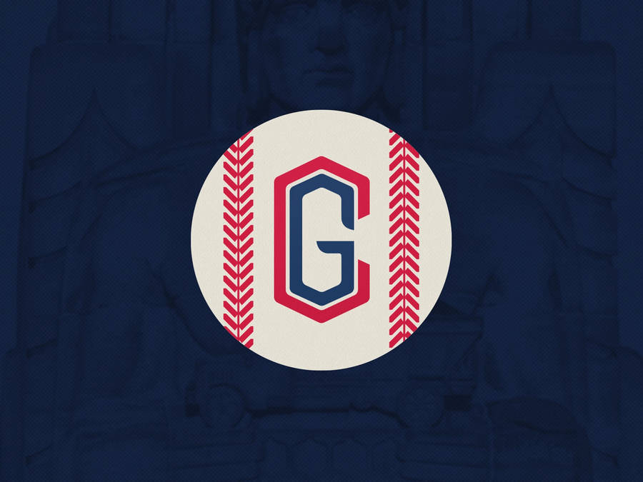 Cleveland Guardians Baseball Team Design Wallpaper