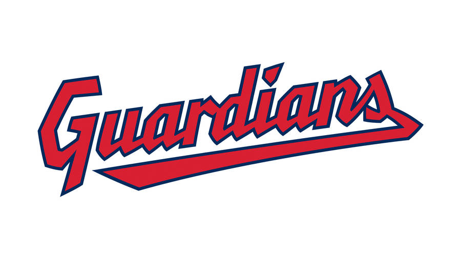 Cleveland Guardians Minimalist Text Wallpaper