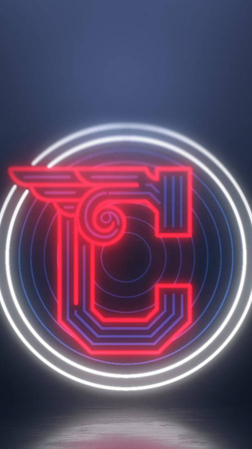 Cleveland Guardians Neon Art Wallpaper