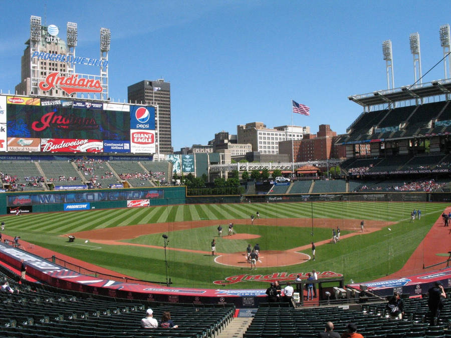 Cleveland Indians Home Field Wallpaper