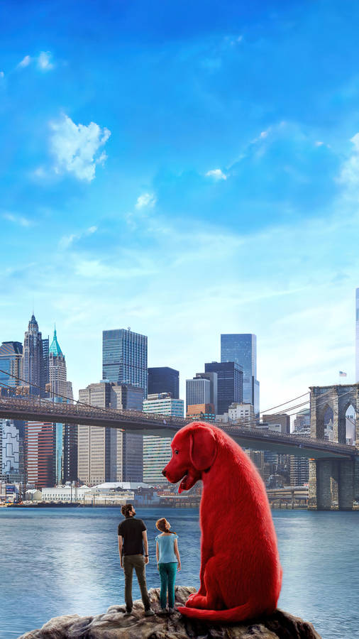 Clifford The Big Red Dog At Nyc Wallpaper