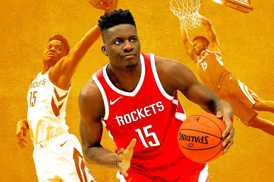 Clint Capela On His Dunk Moves Wallpaper