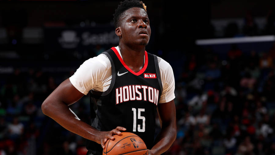 Clint Capela Prepares His Point Shot Wallpaper