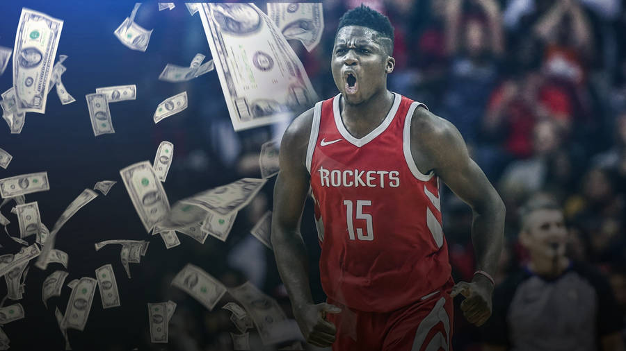 Clint Capela Roars For Dollars Wallpaper