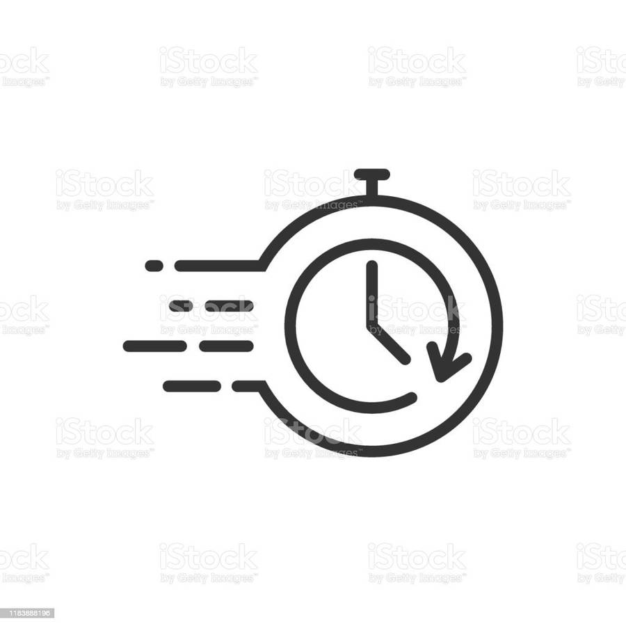 Clock Ticking Fast Wallpaper