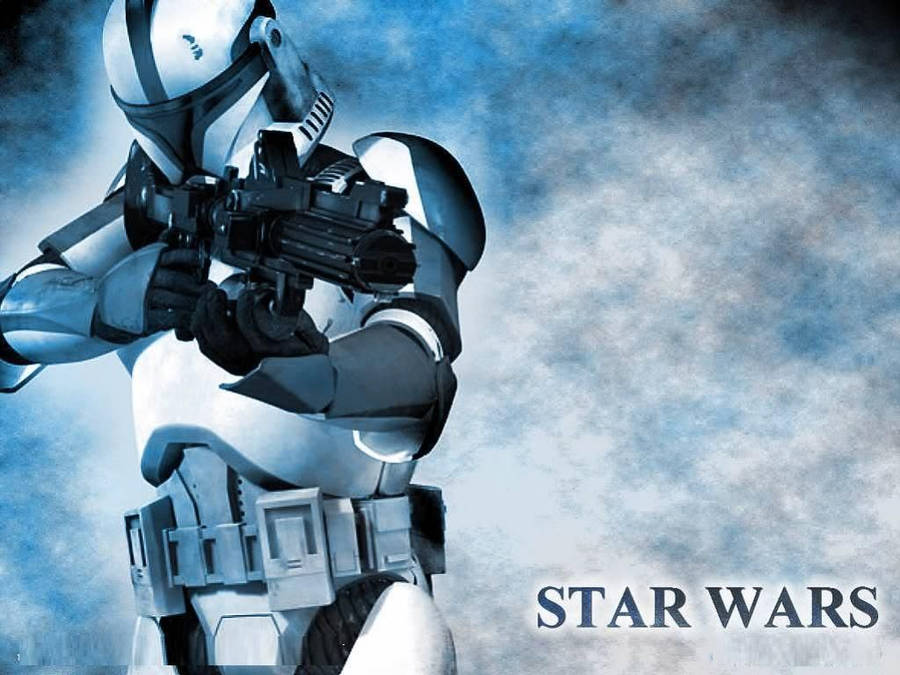 Clone Trooper Blue Fan Art Wallpaper