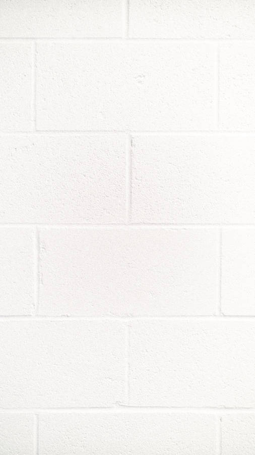 Close-up Brick White Pattern Wallpaper