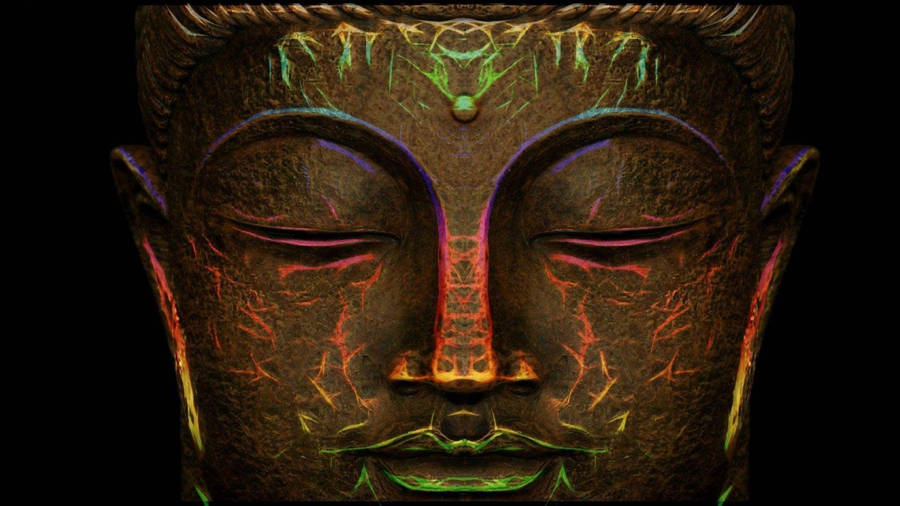 Close-up Buddha God Laptop Wallpaper