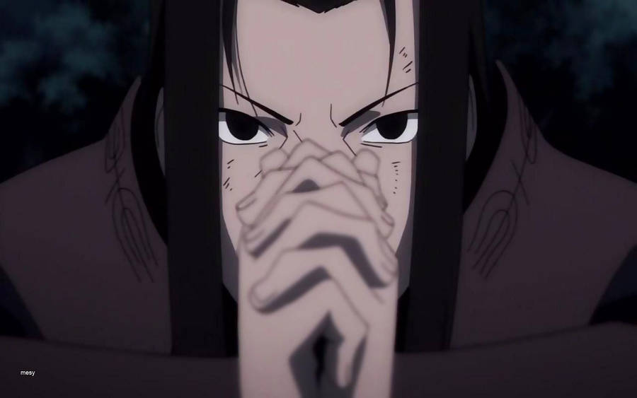 Close-up Hashirama Phone Hands Clasped Wallpaper