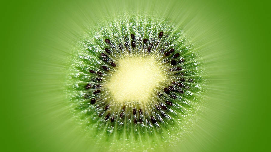 Close Up Kiwi Core Wallpaper