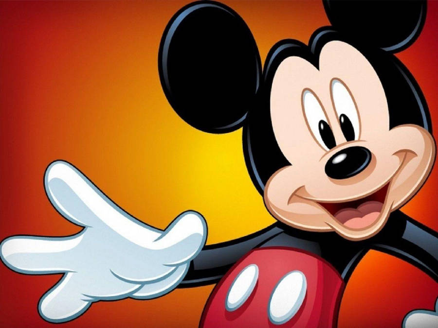 Close Up Mickey Mouse Hd Wallpaper