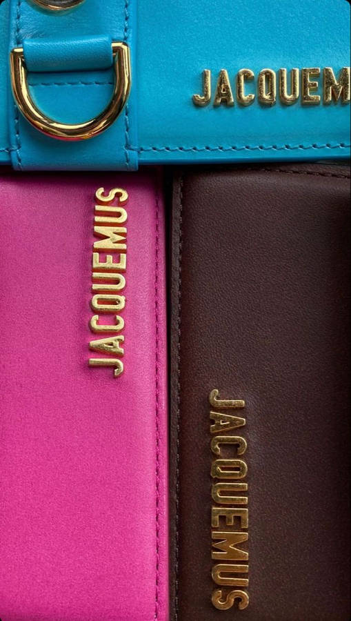 Close-up Multicolored Jacquemus Bags Wallpaper