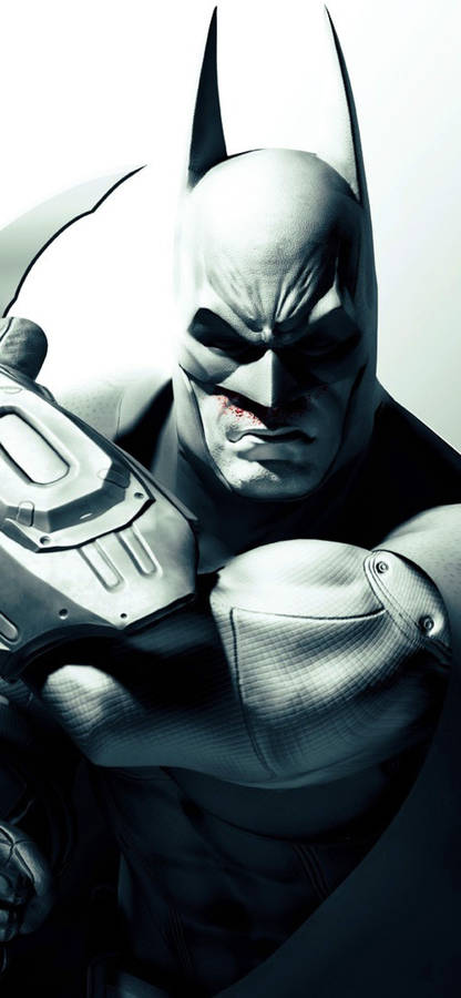 Close-up Of Batman Arkham Iphone Wallpaper