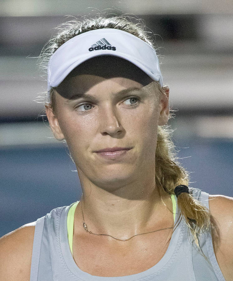 Close Up Of Caroline Wozniacki Wallpaper