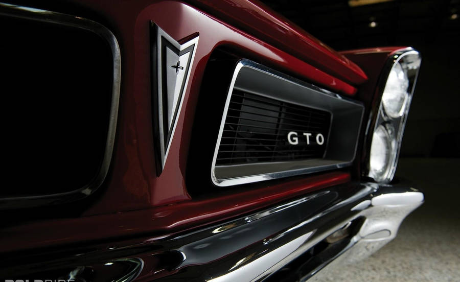 Close-up Of Classic Pontiac Gto Wallpaper