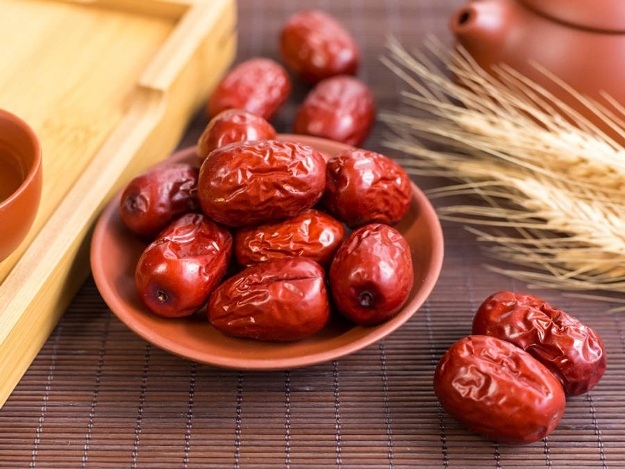 Close-up Of Dried Indian Jujube Seeds Wallpaper