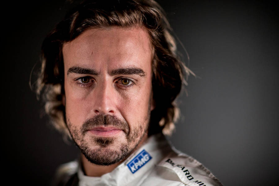 Close Up Of Fernando Alonso Wallpaper