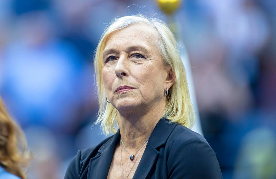 Close-up Of Martina Navratilova Wallpaper