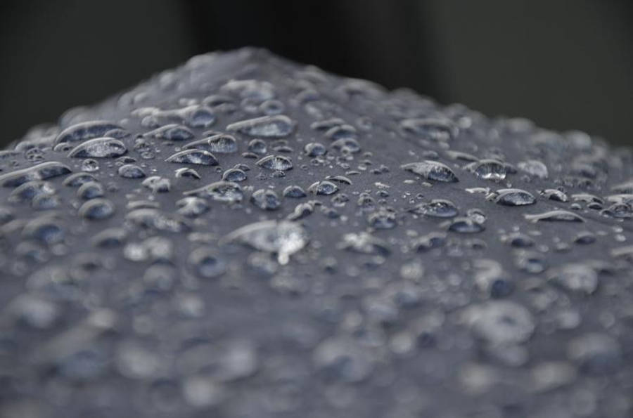 Close-up Of Water Drops From Raining Wallpaper