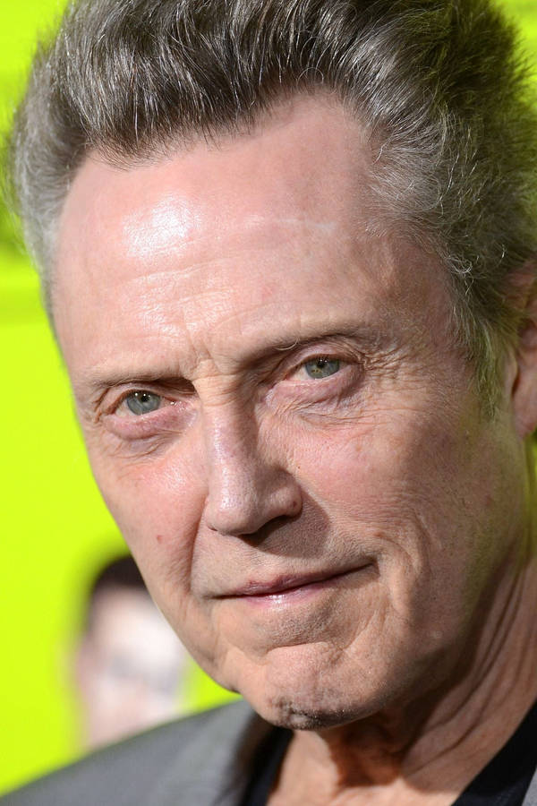 Close-up Portrait Of Christopher Walken Wallpaper