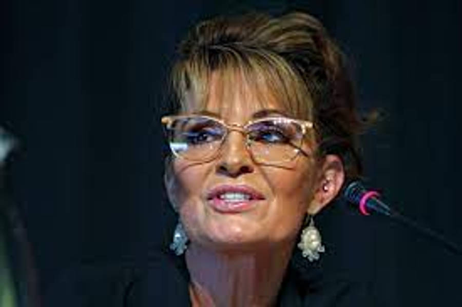 Close-up Portrait Of Sarah Palin Wallpaper