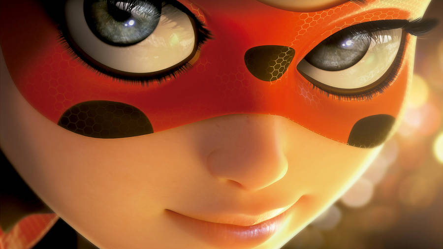 Close-up Profile Of Miraculous Ladybug Wallpaper