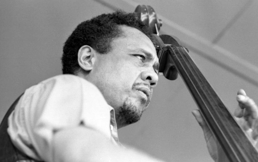 Close-up Shot Of Charles Mingus Wallpaper