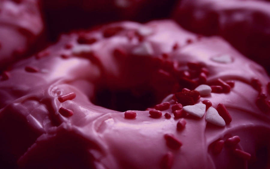 Close-up Sweet Food Doughnut Wallpaper