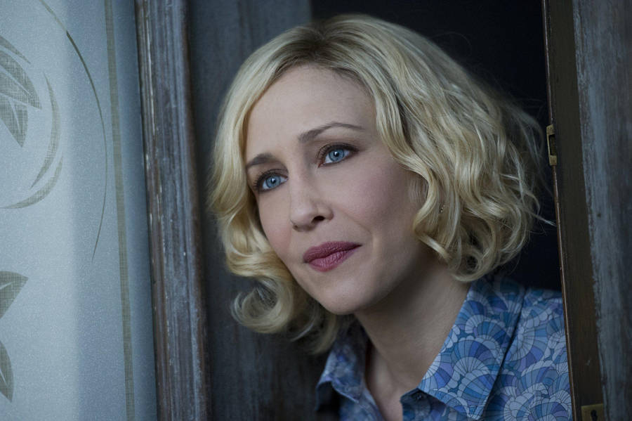 Closeup Still Of Norma Bates From Bates Motel Wallpaper