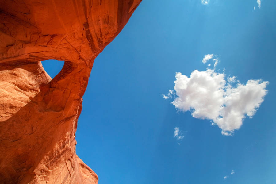 Cloud At Arches National Park Wallpaper