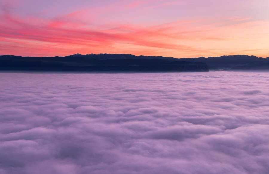 Cloud Background Blanket Wallpaper