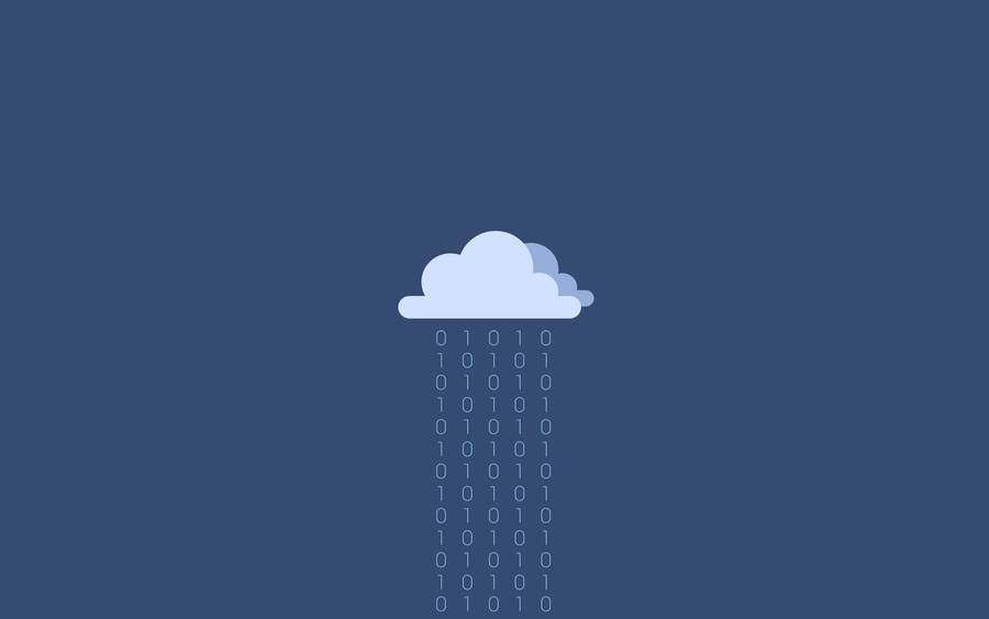 Cloud Coding Blue Wallpaper