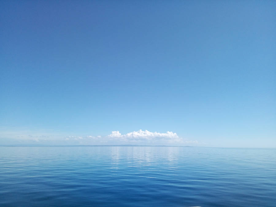 Cloud Gradient Blue And White Wallpaper