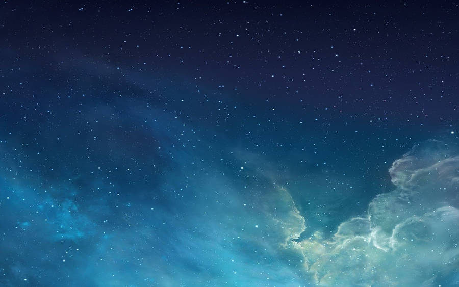 Cloud Starry Sky Macbook Pro Aesthetic Wallpaper