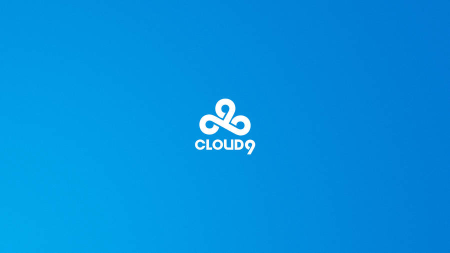 Cloud9 Minimalistic Logo In White Wallpaper