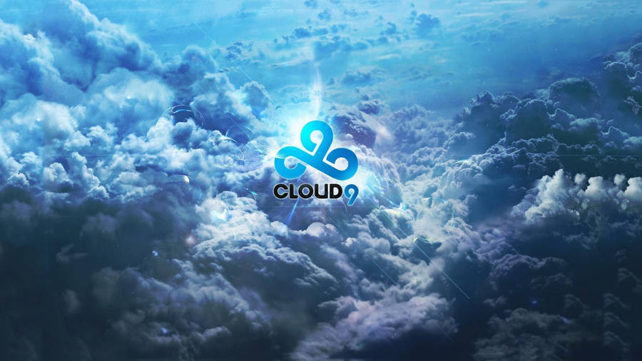 Cloud9 Storm Like Clouds Logo Wallpaper