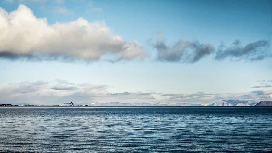 Clouds And Sea Horizon Wallpaper