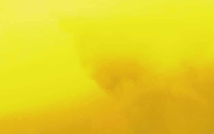 Cloudy Paint In Yellow Aesthetic Desktop Wallpaper