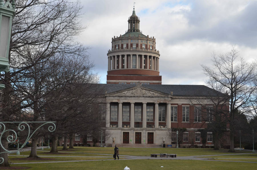 Cloudy University Of Rochester Library Wallpaper