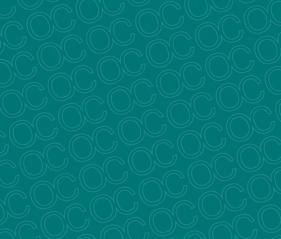 Coach Logo Pattern In Blue Wallpaper