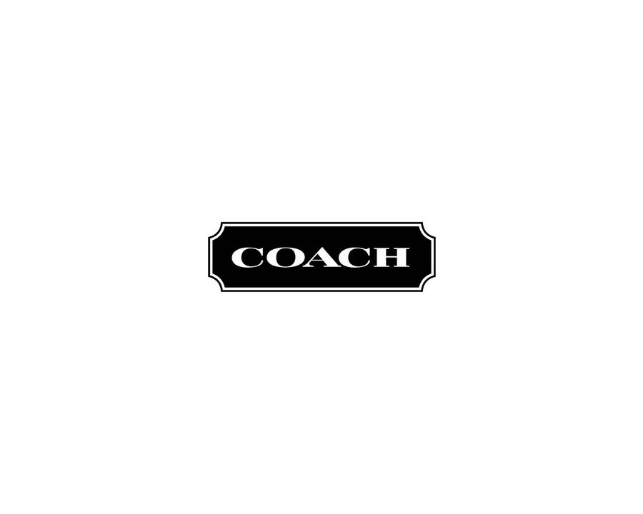 Coach Name Logo In White Wallpaper