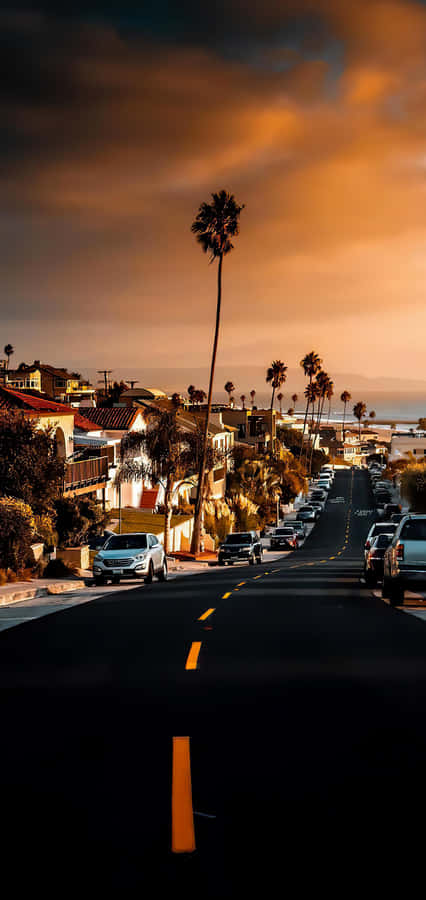 Coastal_ Sunset_ Boulevard Wallpaper