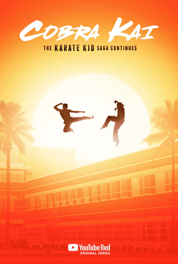 Cobra Kai Sunset Poster Wallpaper