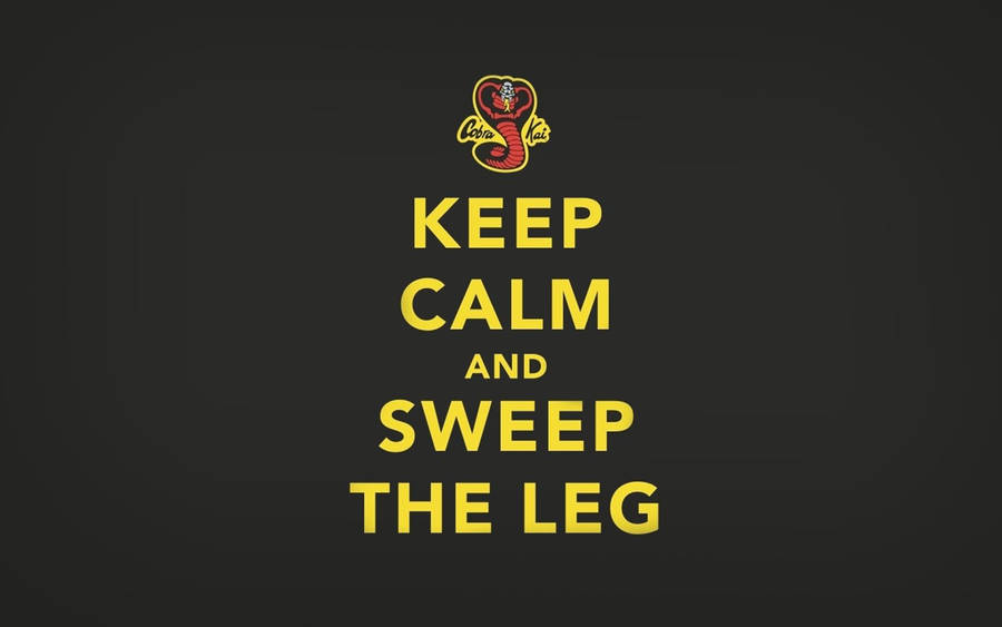 Cobra Kai Sweep The Leg Wallpaper