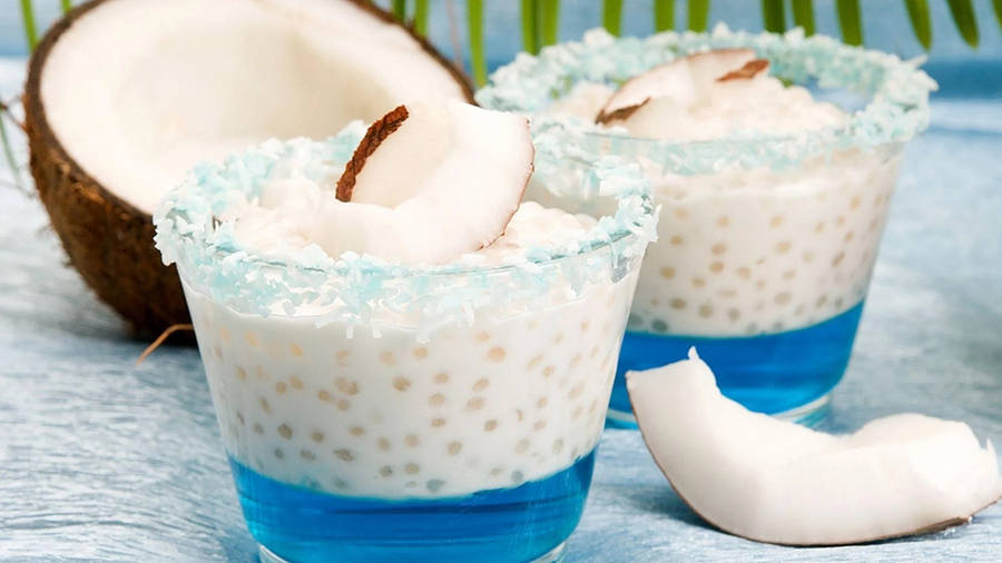 Coconut Tapioca Dessert Wallpaper