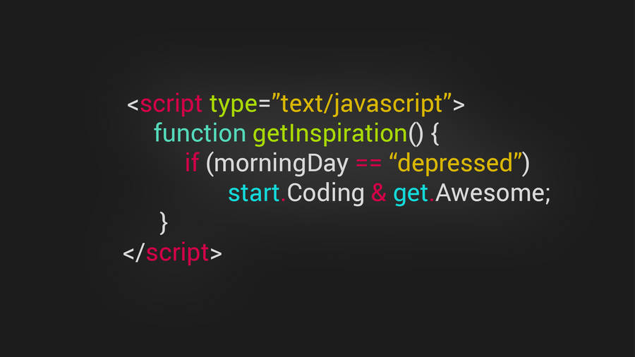 Coder Morning Message Wallpaper