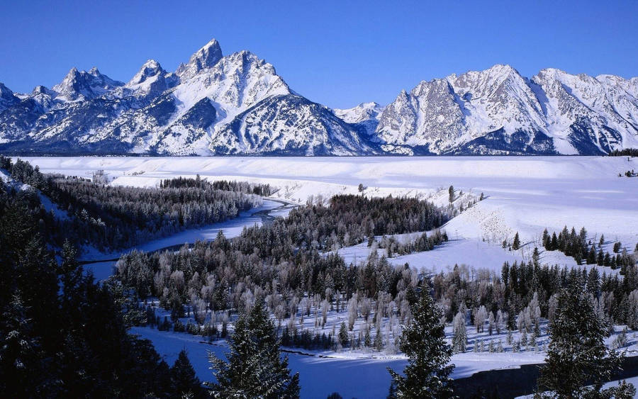 Cold Grand Teton National Park Wallpaper