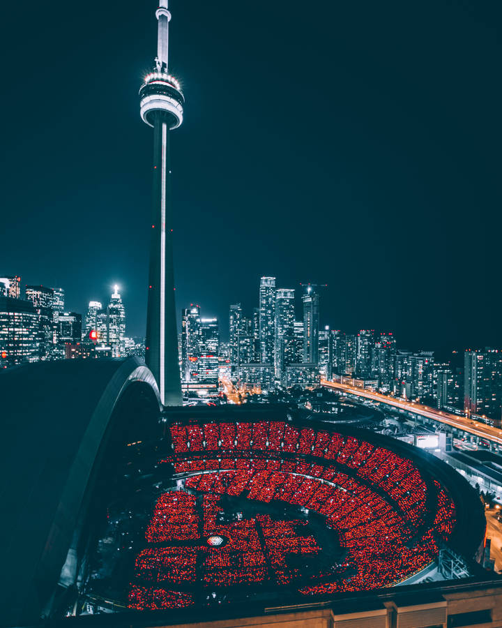 Coldplay Concert At Cn Tower Wallpaper