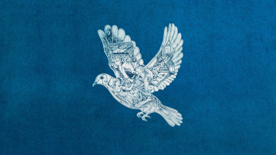Coldplay Ghost Stories Dove Album Art Wallpaper